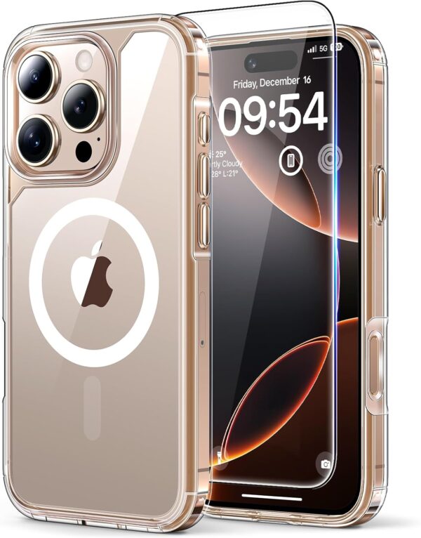 TAURI 3 in 1 for iPhone 16 Pro Max Case, Compatible with MagSafe