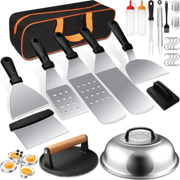 Griddle Accessories Kit, Terlulu 29 PCS Flat