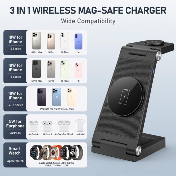 Magnetic Wireless Charger Stand - Image 4