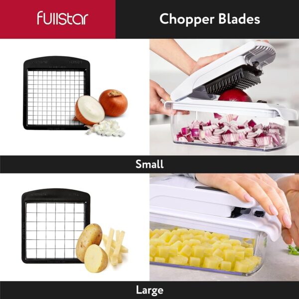 Fullstar Vegetable Chopper - Food Chopper - Onion Chopper - Vegetable Slicer & Spiralizer - Image 4