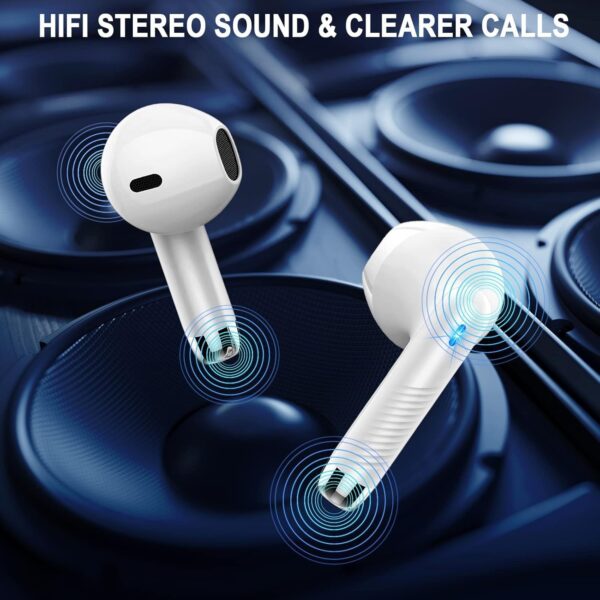 Wireless Bluetooth 5.4 Earbuds, Ear Buds LED Power - Image 2