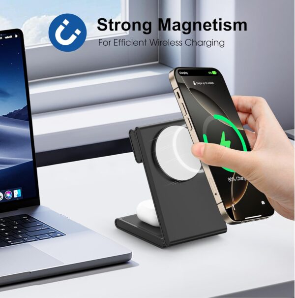 in 1 Wireless Charging Station for Multiple Devices,