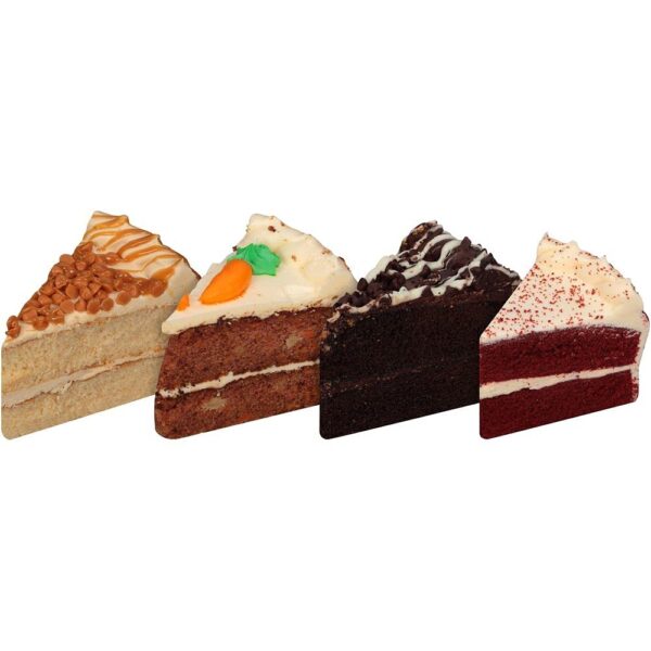 Our Specialty 8" Double Layer Variety Cake, Caramel, Carrot, Chocolate & Red Velvet, 46 oz - Image 4