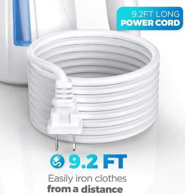 OGHom Steamer for Clothes, Handheld Clothing Steamer for Garment, 240ml Big Capacity 700W Portable Travel Steam Iron (Only for 120V) - Image 6