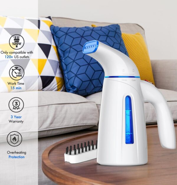 OGHom Steamer for Clothes, Handheld Clothing Steamer for Garment, 240ml Big Capacity 700W Portable Travel Steam Iron (Only for 120V) - Image 2