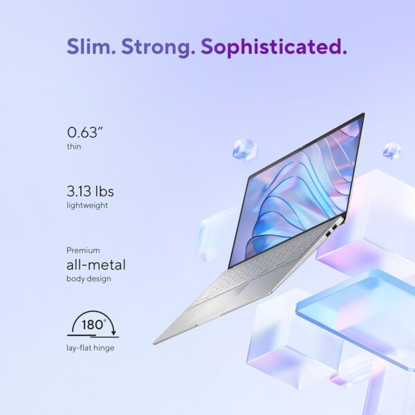 ASUS Vivobook S 15 Laptop; Copilot+ PC, 15.6” 3K 120Hz OLED Display, Qualcomm Snapdragon X Elite X1E-78-100 12-Core Processor, 16GB RAM, 1TB SSD, Windows 11 Home, Cool Silver, S5507QAD-PS96 - Image 6