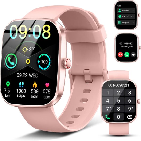 Smart Watch(Answer/Make Call), 1.91" Smartwatch for Men Women,2025 Fitness Watch with 110+ Sport Modes