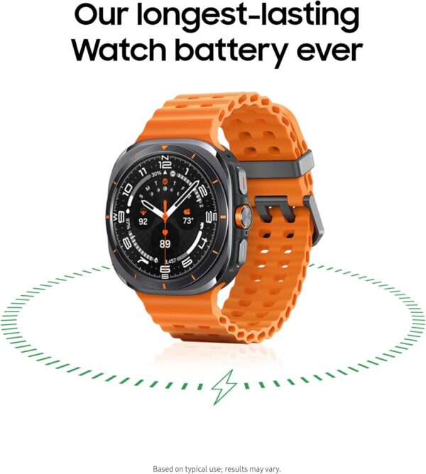 SAMSUNG Galaxy Watch Ultra 47mm LTE AI Smartwatch w/Energy Score, Wellness Tips, Heart Rate Tracking, - Image 6
