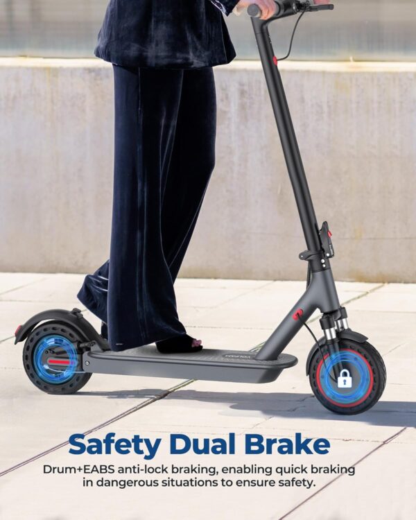 VOLPAM Electric Scooter, Powerful 350W/500W Motor, Max 12/19/28Miles Long Range, Top Speed 16/19/21 MPH, 8.5" /10'' Solid Tires, E Scooter for Adults and Teens - Image 4