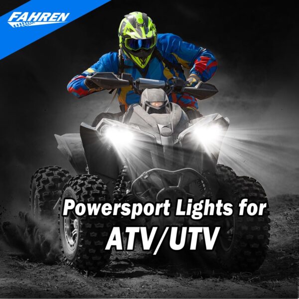 FAHREN H1 Driving Fog Bulbs, 24000LM 6500K Ultra Bright Bulbs H1 Fog Bulbs, IP68 Waterproof Pack of - Image 6