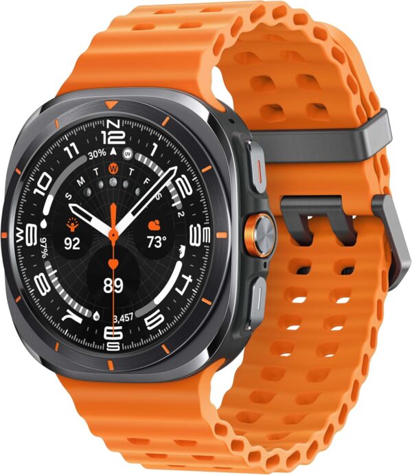 SAMSUNG Galaxy Watch Ultra 47mm LTE AI Smartwatch w/Energy Score, Wellness Tips, Heart Rate Tracking,
