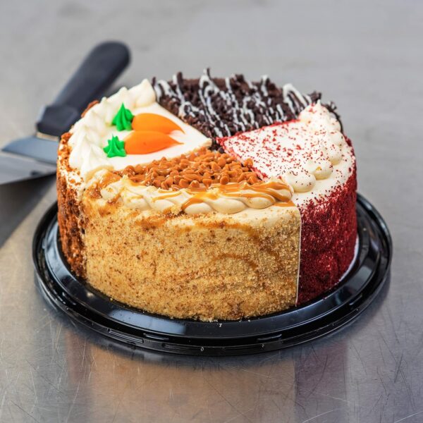 Our Specialty 8" Double Layer Variety Cake, Caramel, Carrot, Chocolate & Red Velvet, 46 oz - Image 3