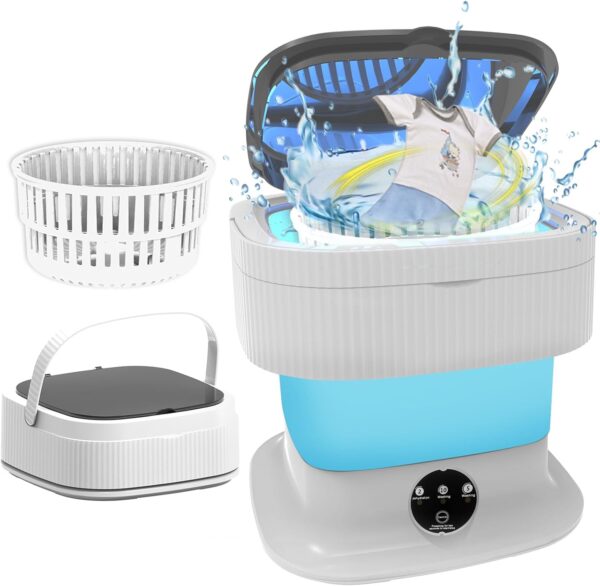 Portable Washing Machine, 16L Foldable Mini Portable Washing Machine,